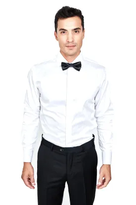 100% Premium White French Cuff Shirt