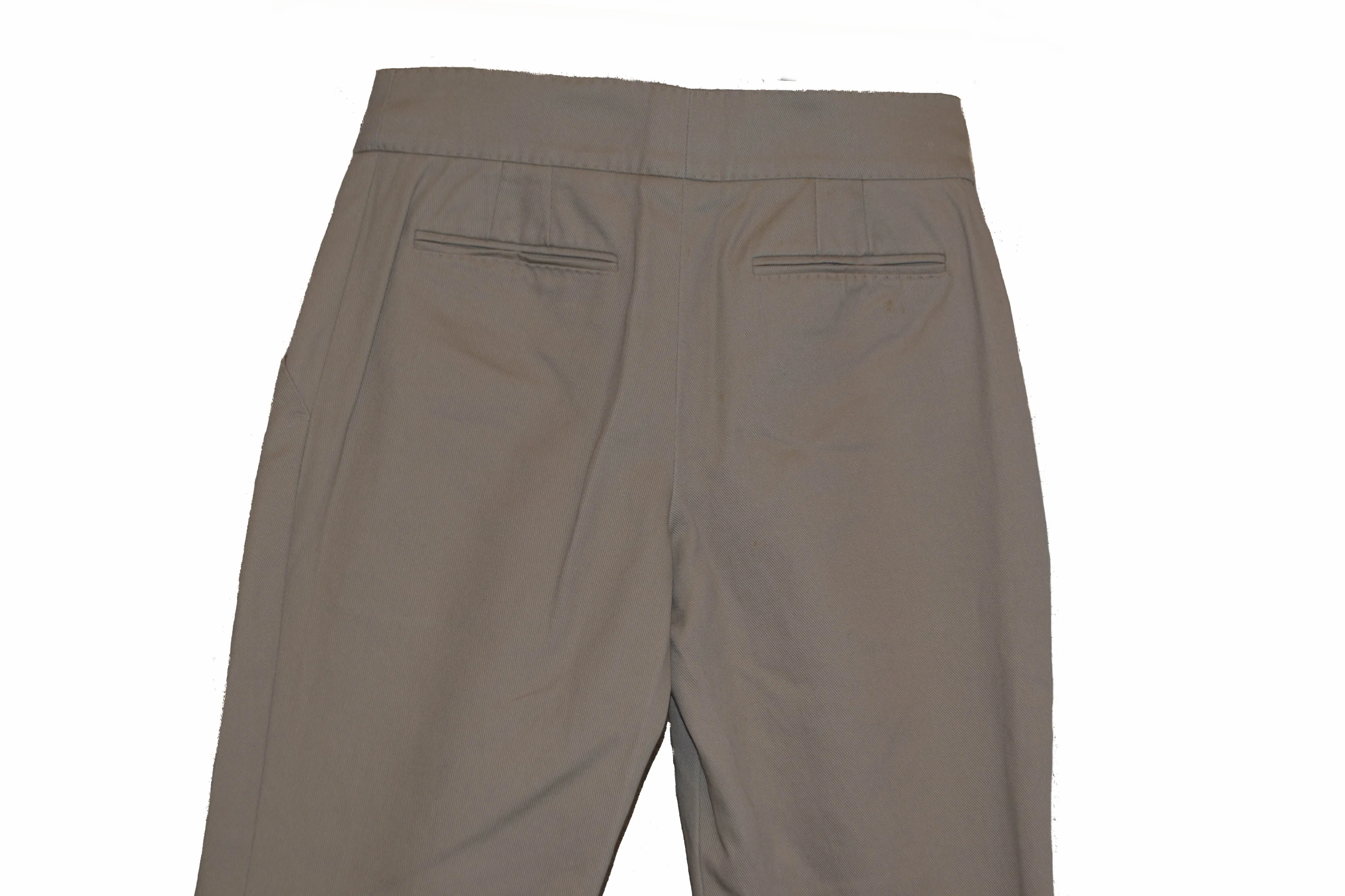Authentic Louis Vuitton Beige Cotton Womens Pants Size 34
