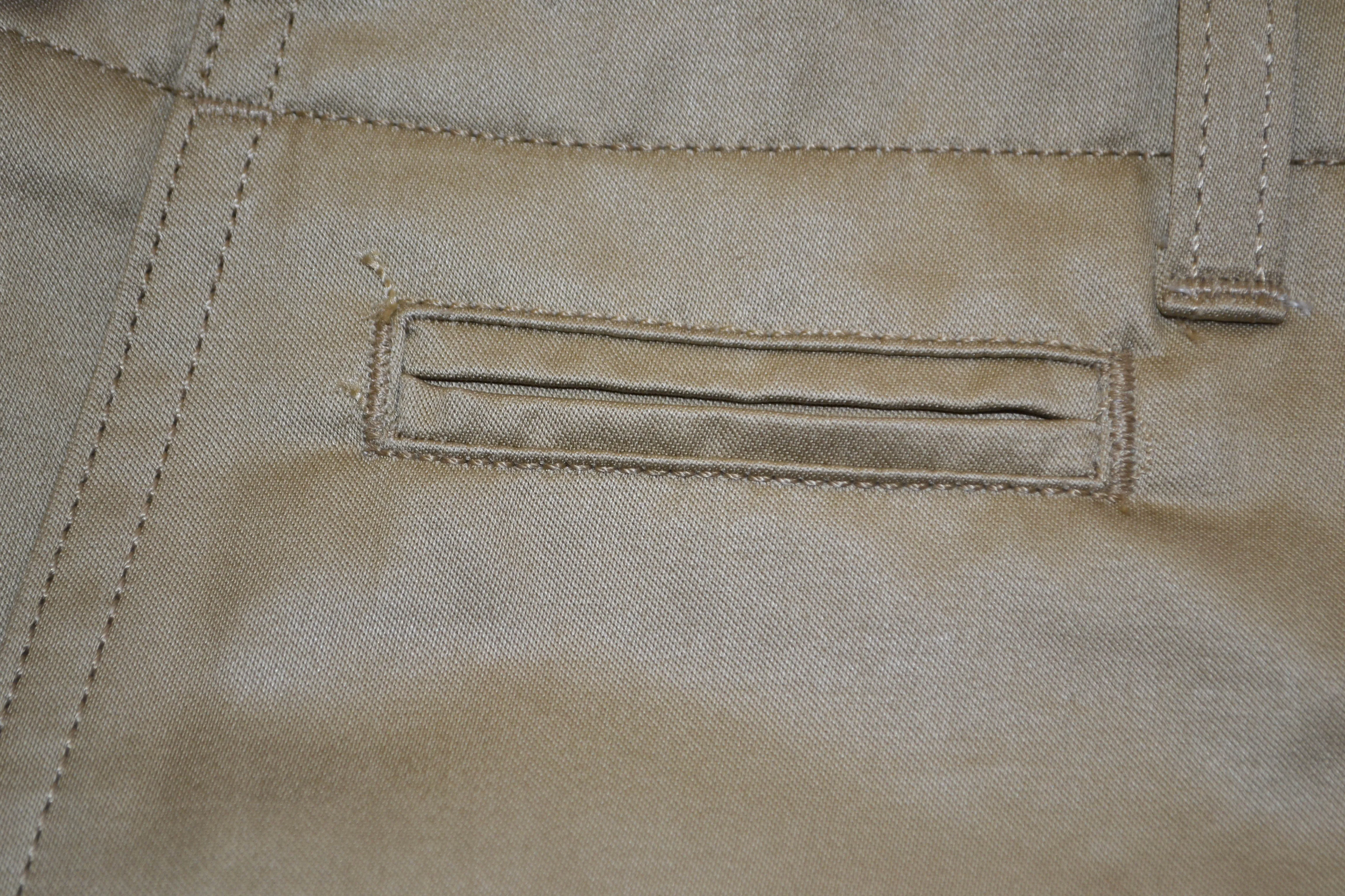 Authentic Louis Vuitton Green Cotton Mens Pants Size 50