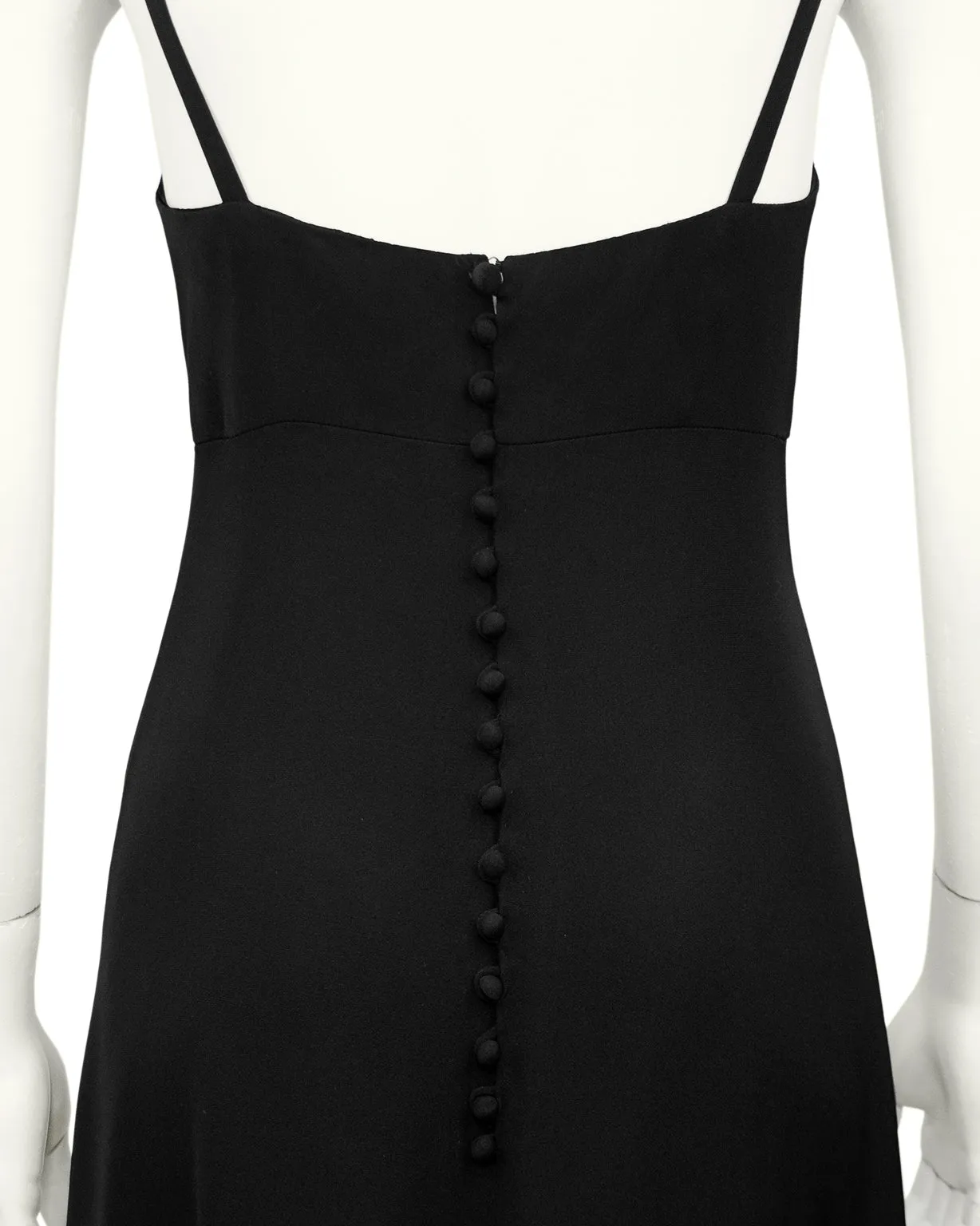 Black Haute Couture Silk Gown