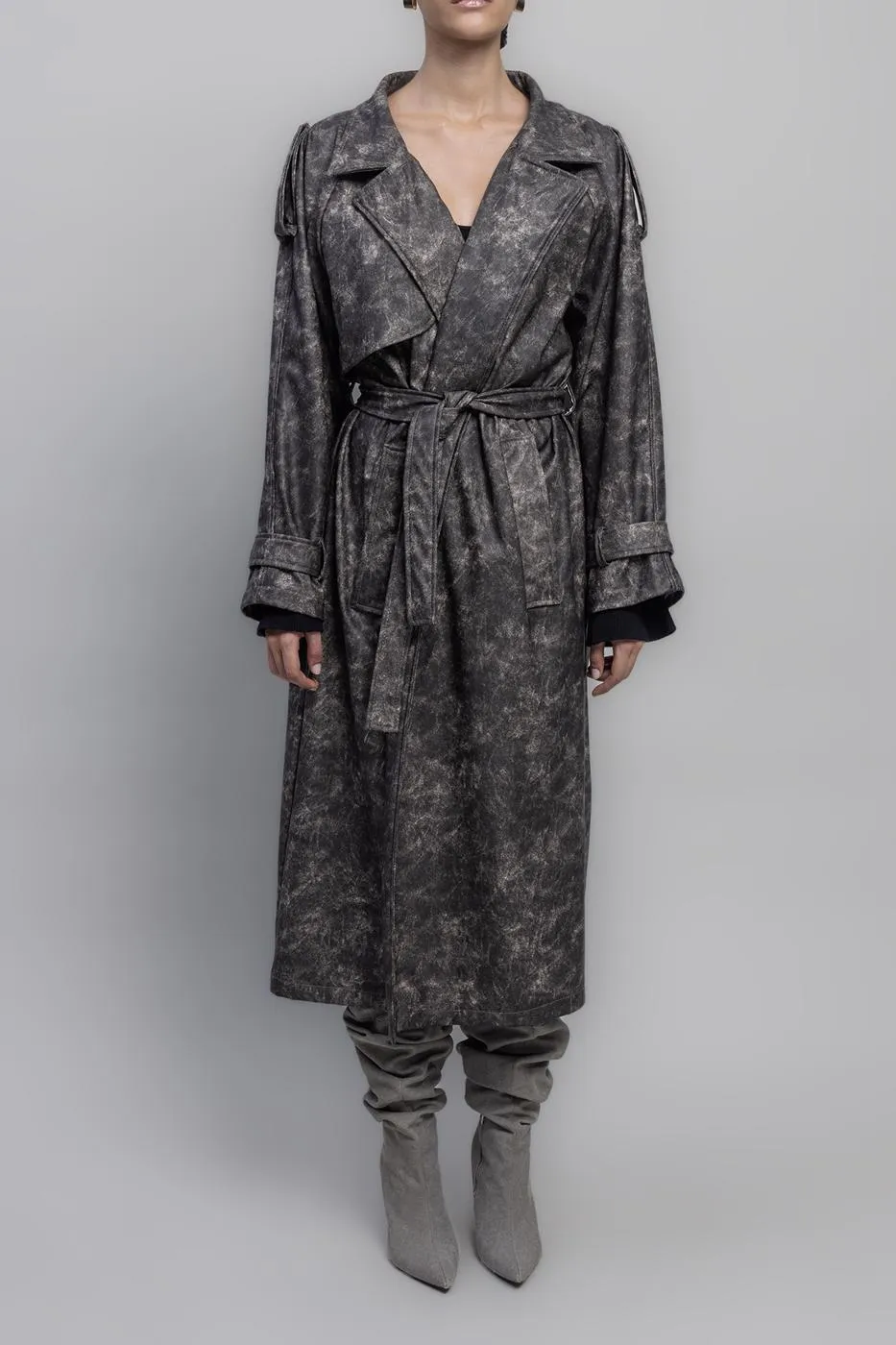 BSL Women Vintage Look Lined Trenchcoat - Chelmsford