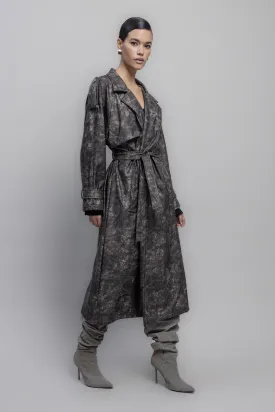 BSL Women Vintage Look Lined Trenchcoat - Chelmsford