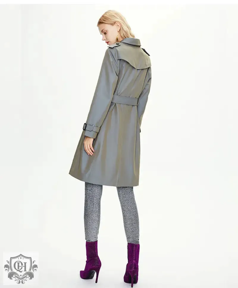 Classic Double-Breasted Trench Coat