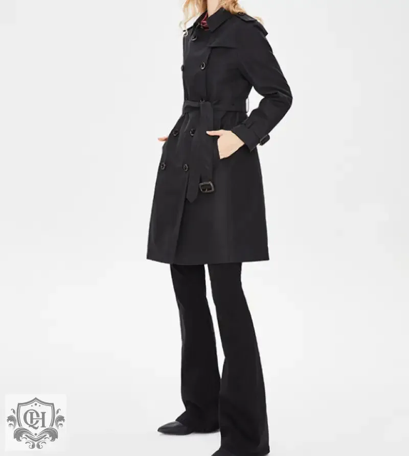 Classic Double-Breasted Trench Coat