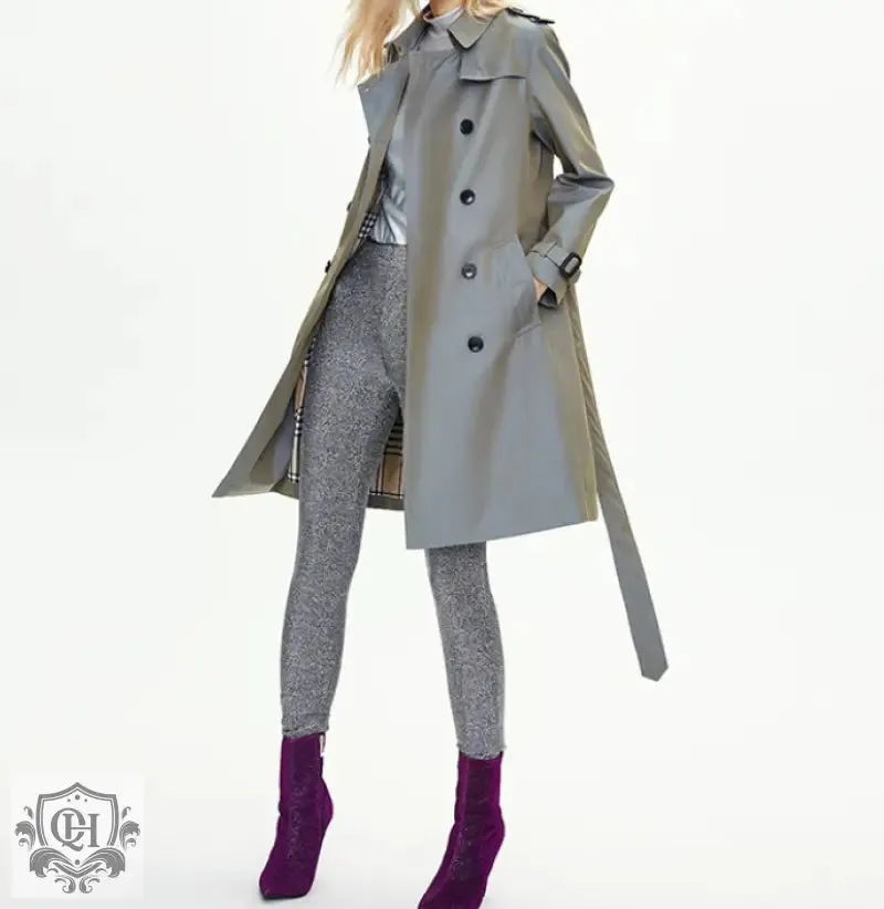Classic Double-Breasted Trench Coat
