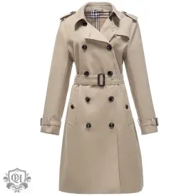 Classic Double-Breasted Trench Coat