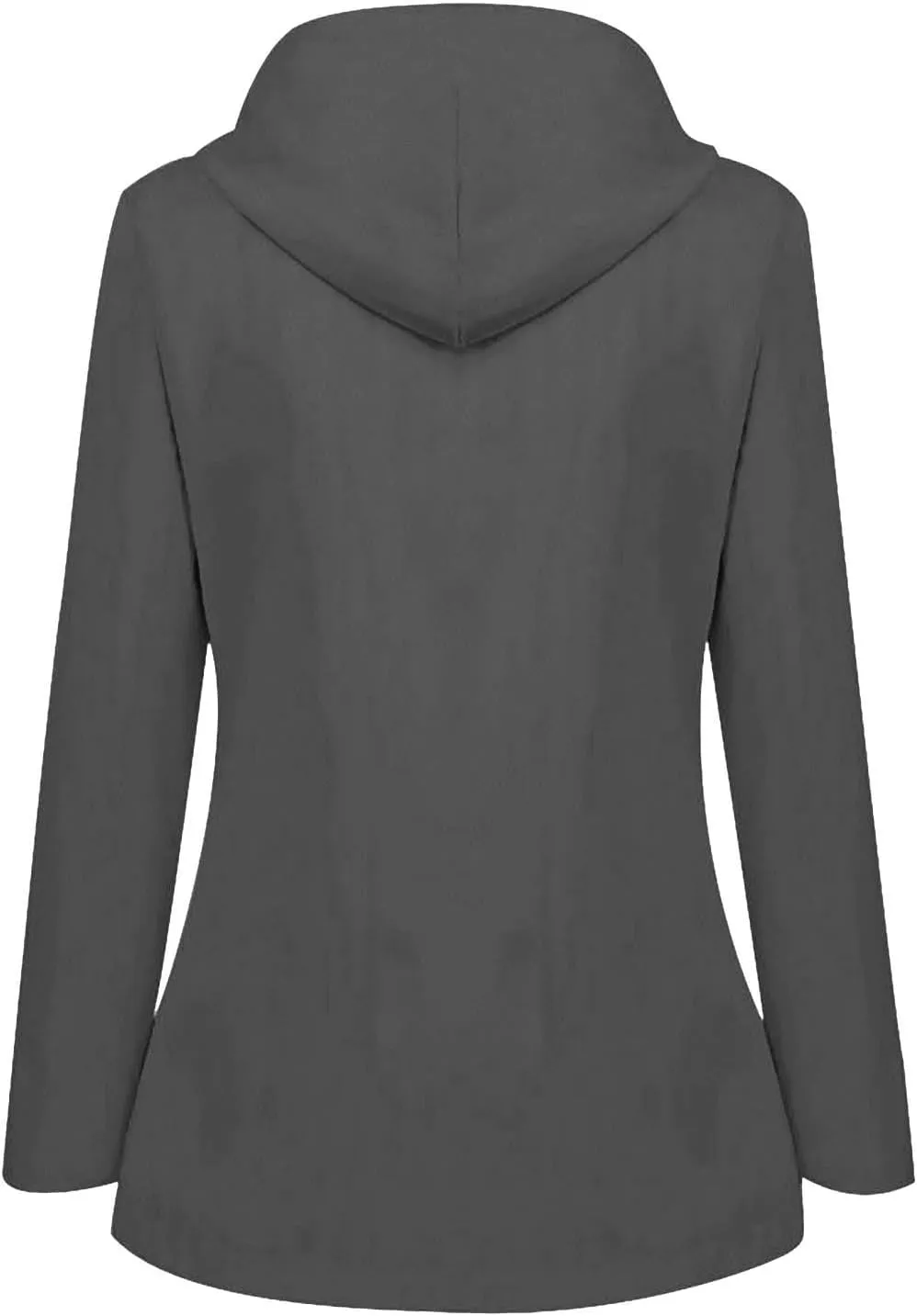 COTECRAM 2025 Women's Waterproof Rain Jacket with Hood Lightweight Outdoor Raincoat Long Hooded Trench Coats Windbreaker