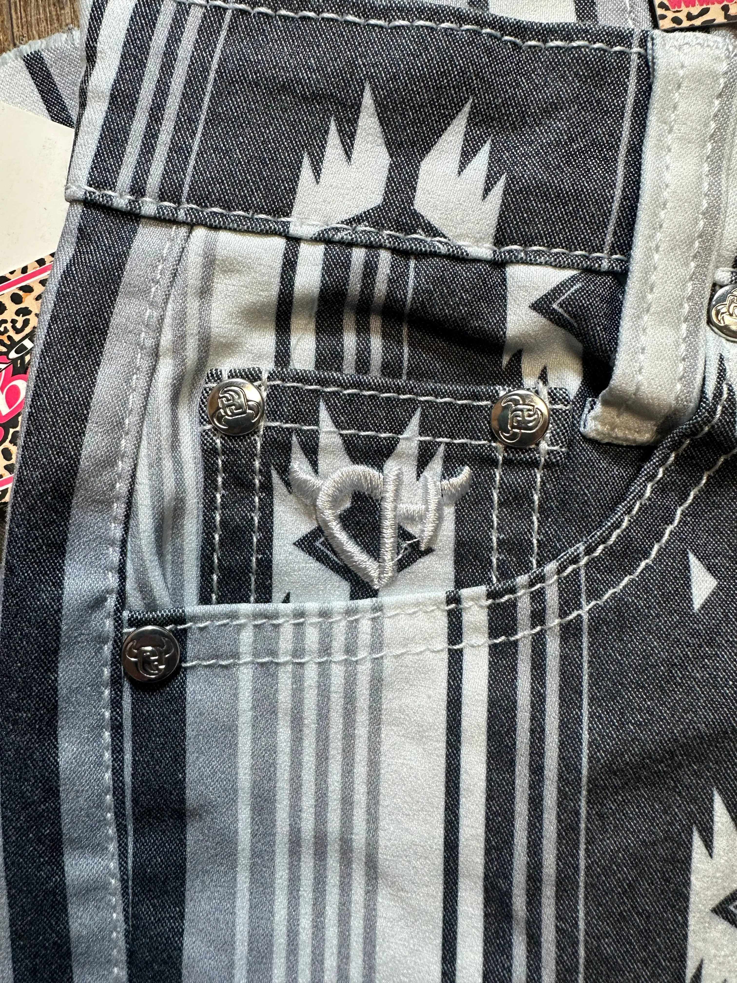 Cowboy Hardware Youth Aztec Serape Bell Bottoms