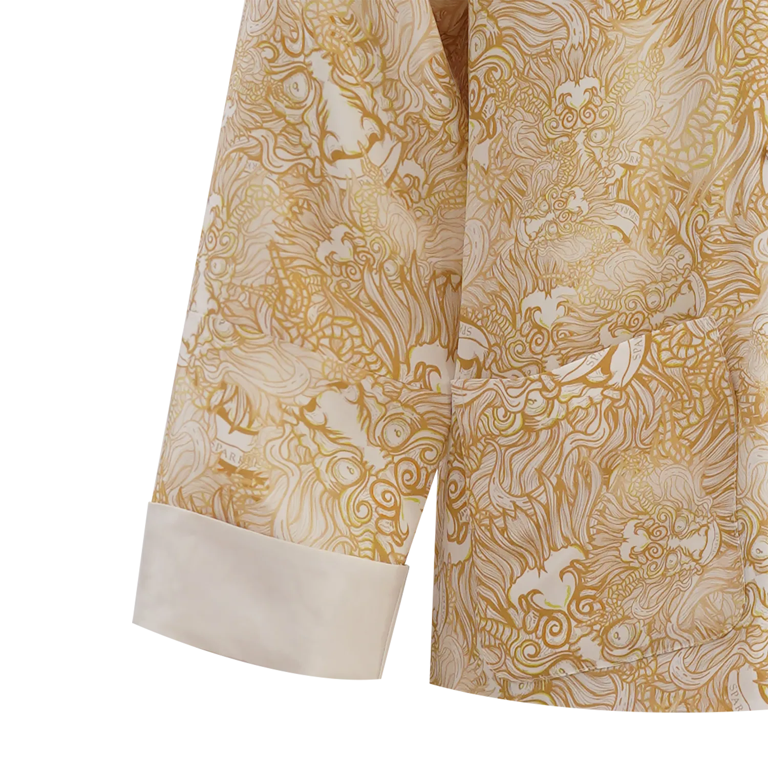 【DRAGON DANCE】100% Silk Tang Jacket(嫁囍金紅)