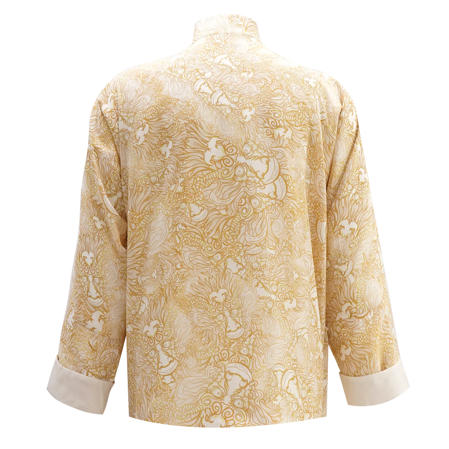 【DRAGON DANCE】100% Silk Tang Jacket(嫁囍金紅)