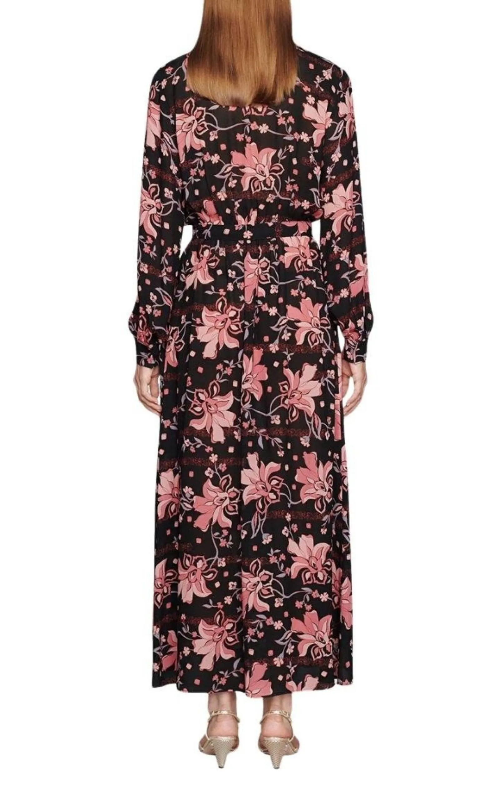 Floral-print Long Dress
