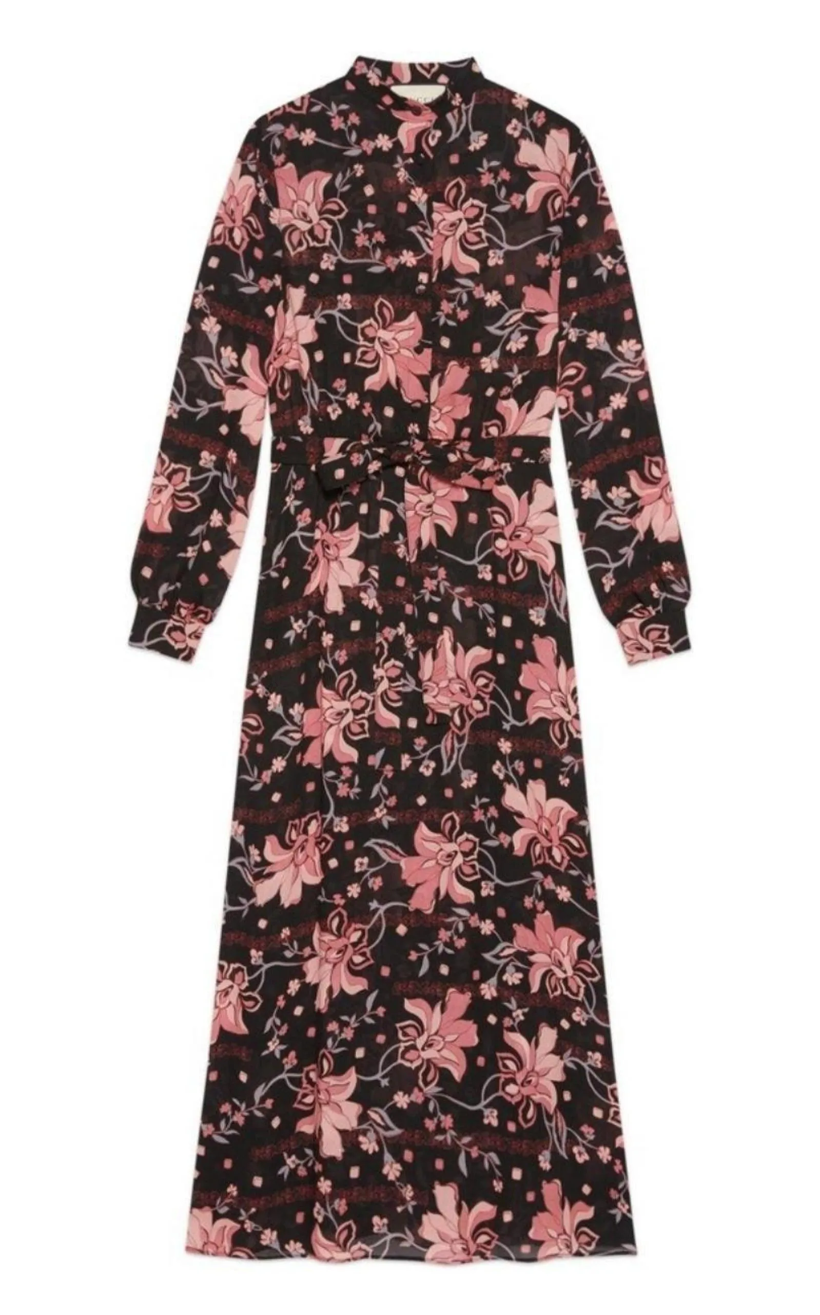 Floral-print Long Dress
