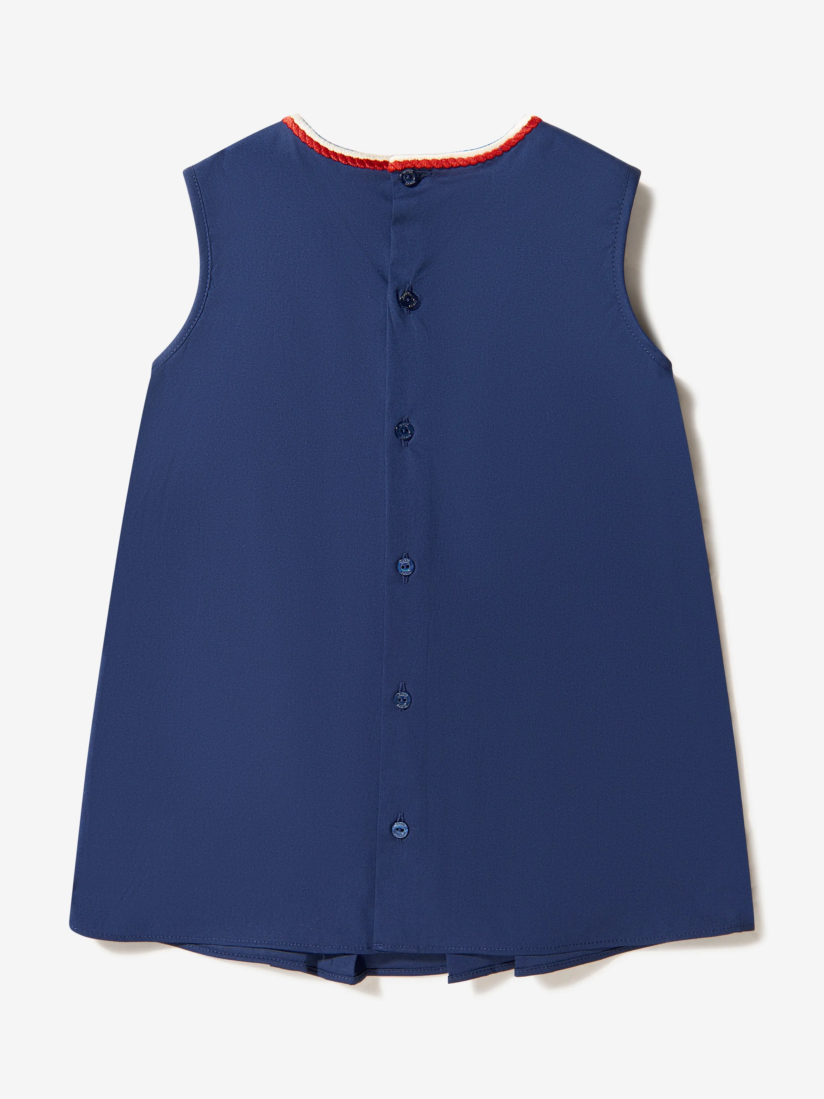 Gucci Baby Girls Cotton Poplin Sleeveless Dress