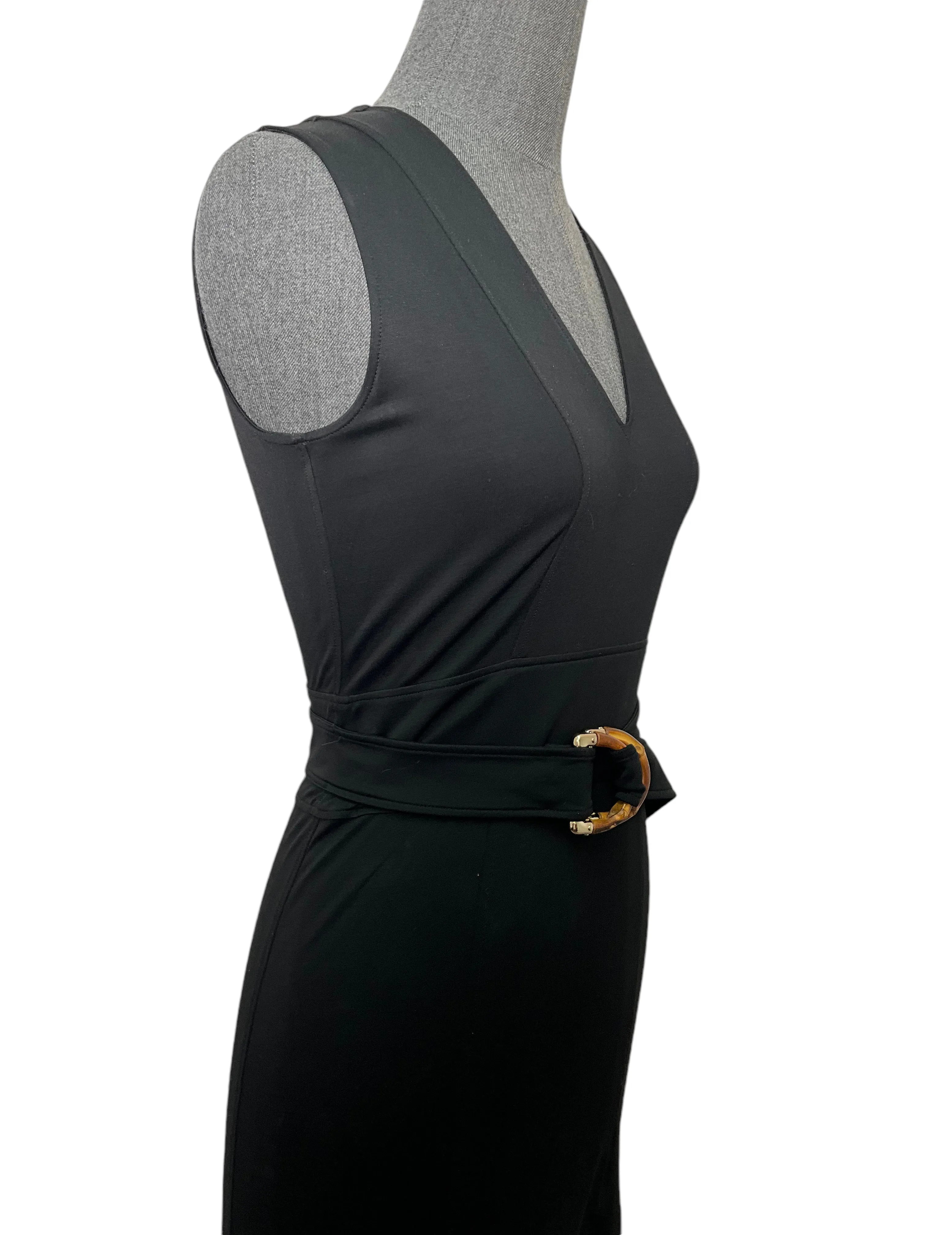 Gucci Bamboo Belt Sleeveless Dress Size S