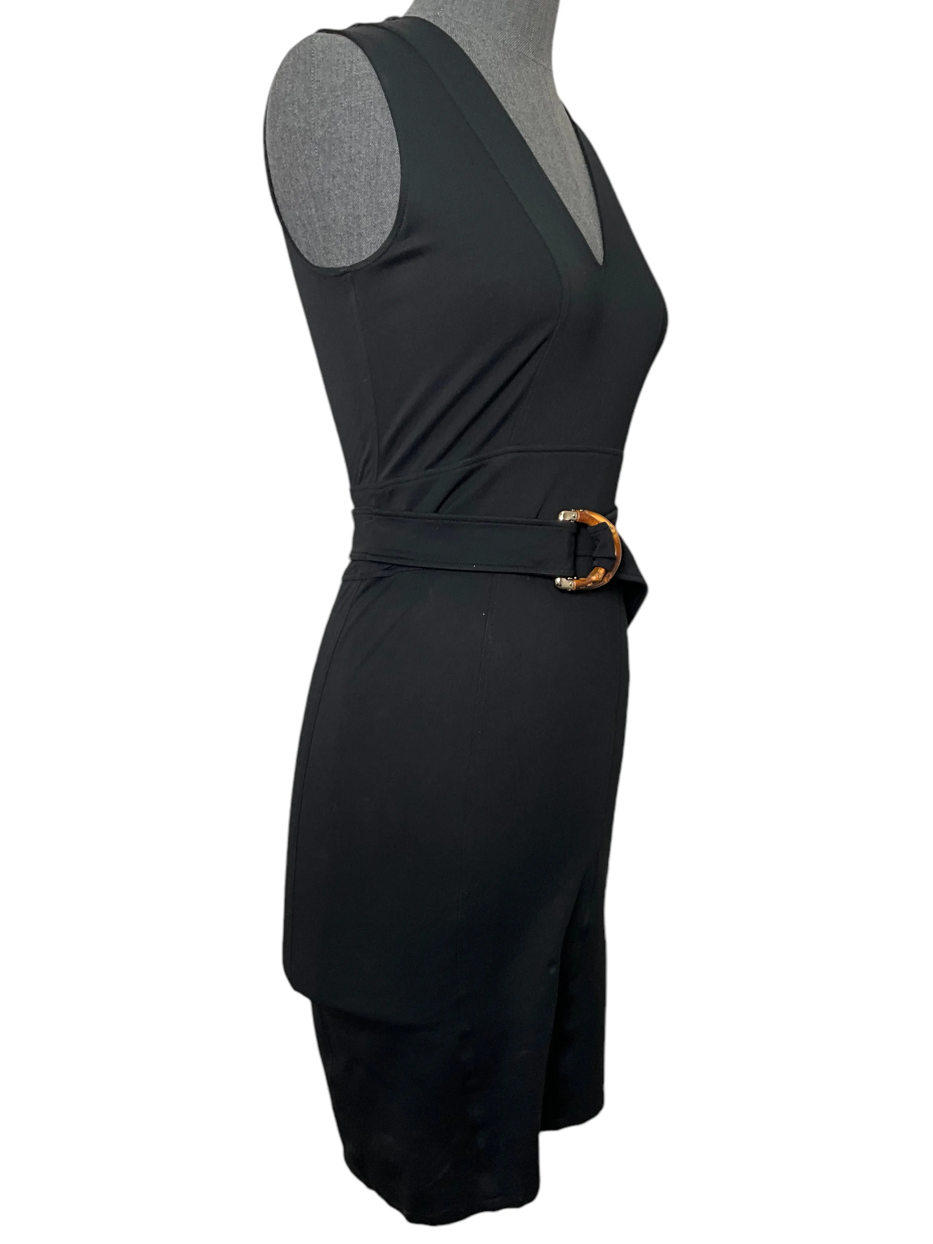 Gucci Bamboo Belt Sleeveless Dress Size S