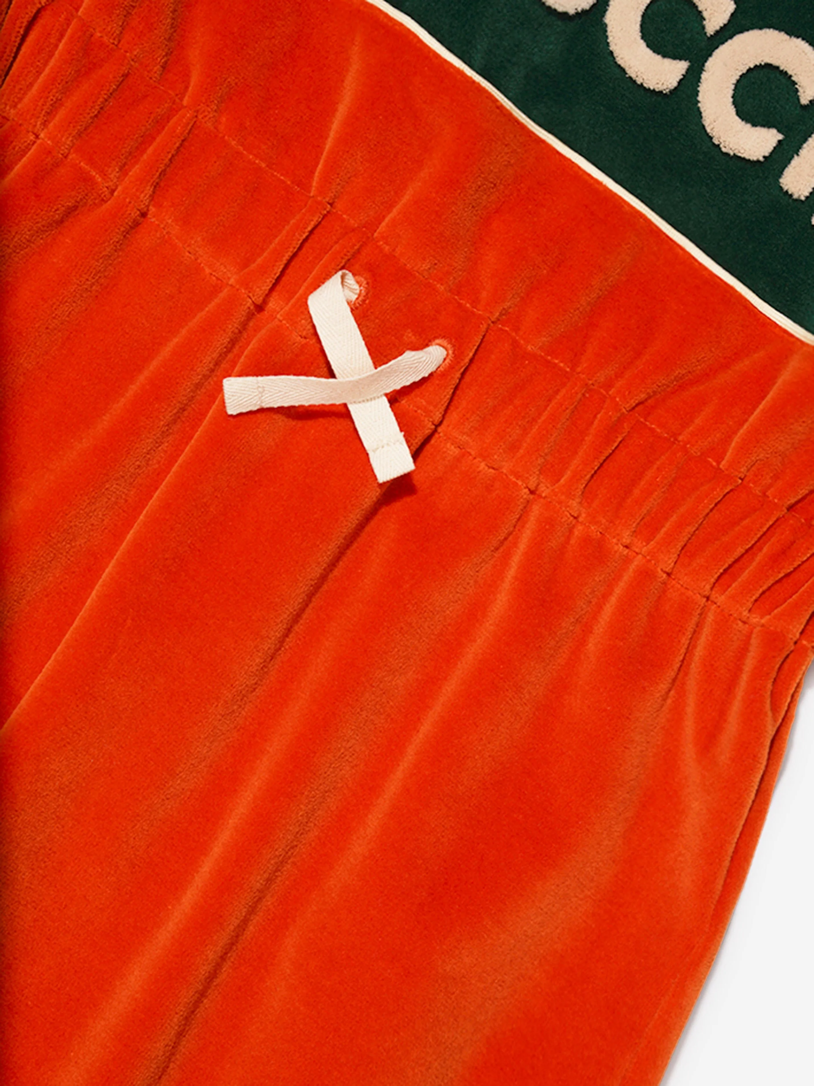 Gucci Girls Chenille Dress With Knitted Detail