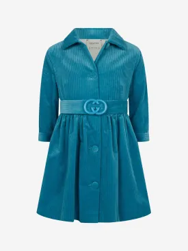 Gucci Girls Corduroy Chemisiere Dress