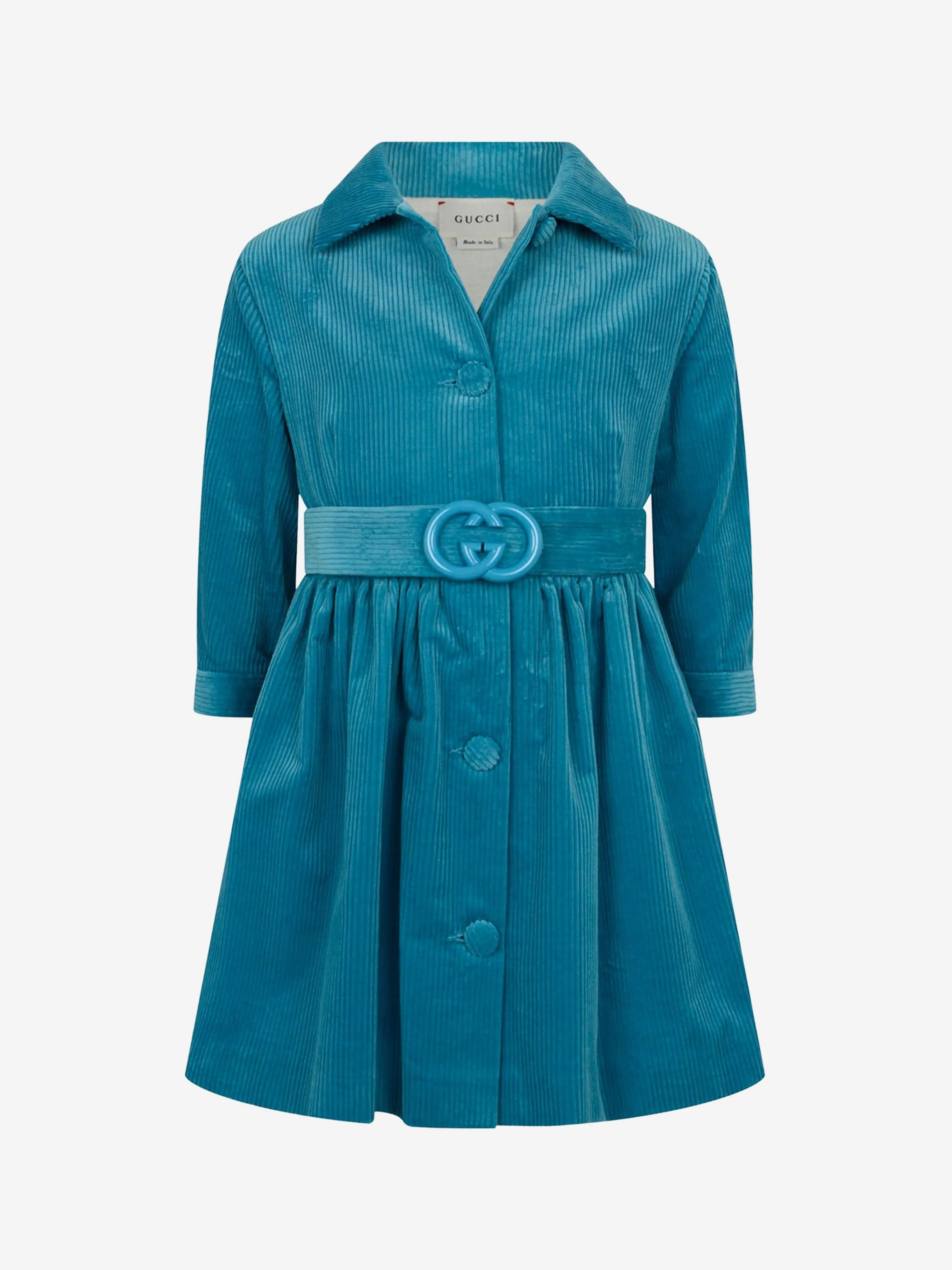 Gucci Girls Corduroy Chemisiere Dress