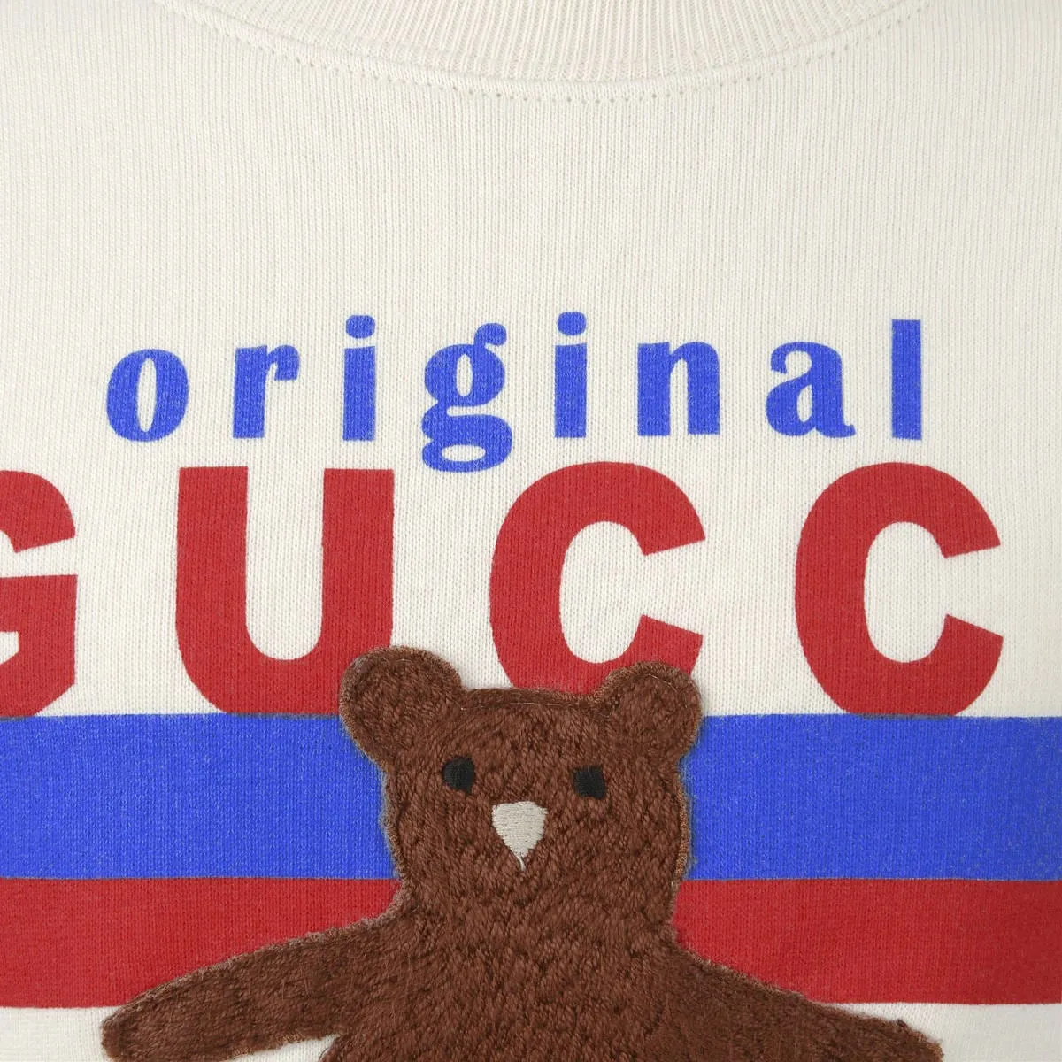 Gucci Girls Cotton Bear Dress