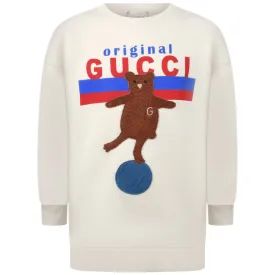 Gucci Girls Cotton Bear Dress