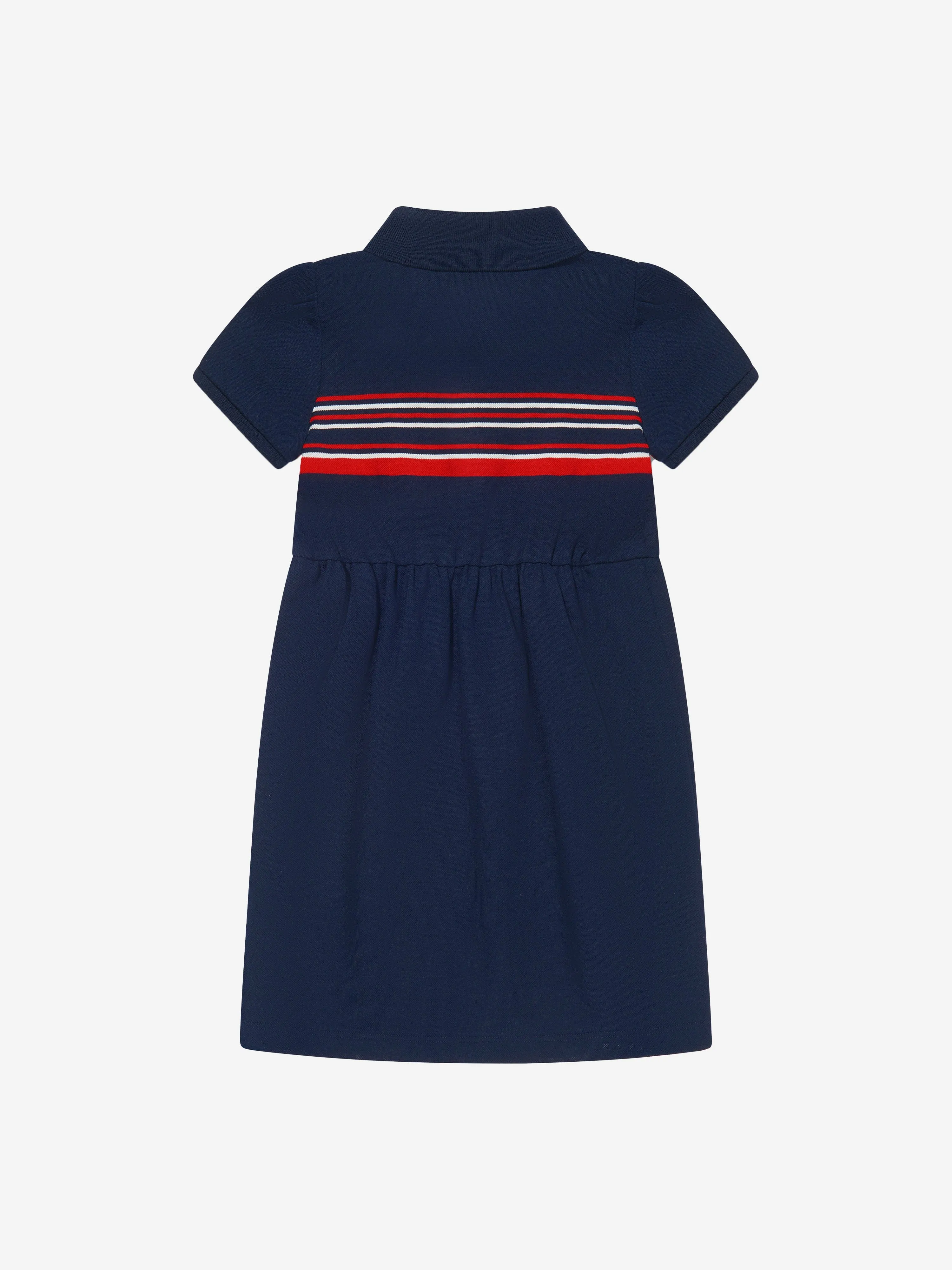 Gucci Girls Cotton Piquet Striped Dress