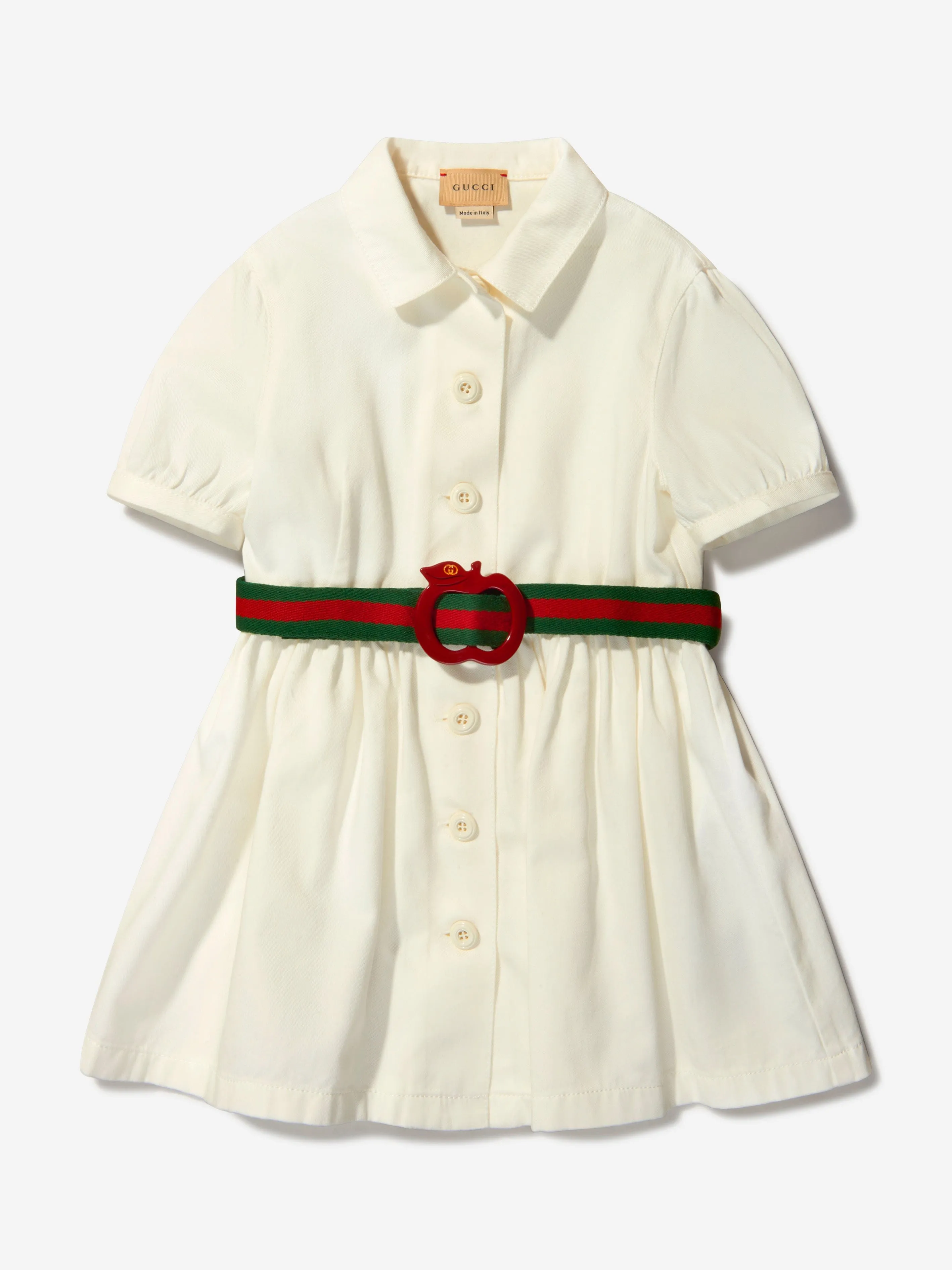 Gucci Girls Organic Cotton Shirt Dress