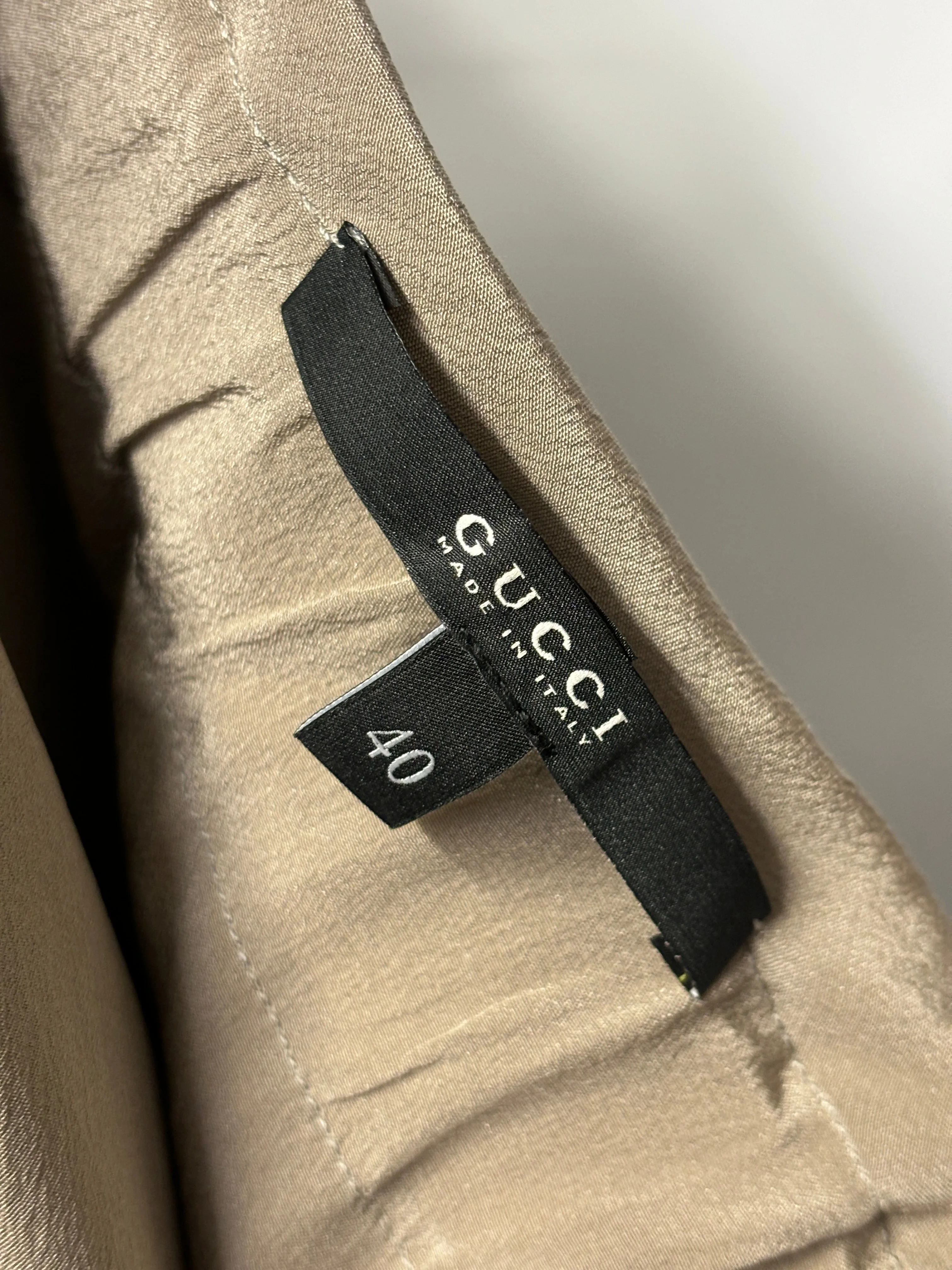 Gucci Grey Silk Halterneck Mini Dress IT 40/8