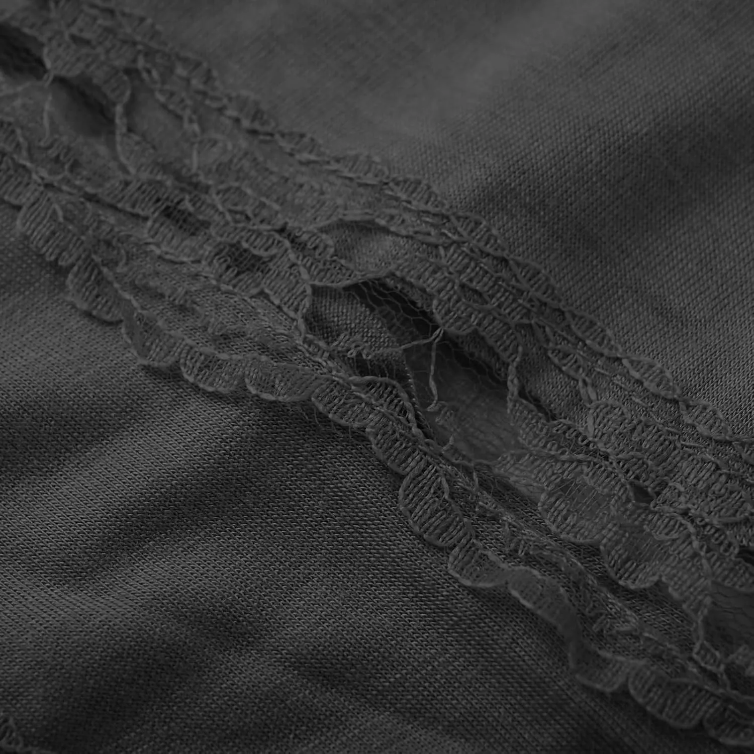 Half Slips for Women Extender Lace Trim Knee Length Midi Underskirt Dress Lightweight Soft Comfy High Waist Skirts