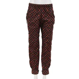 Jogging Track 40 Black Red Monogram Technical Cotton Joggers