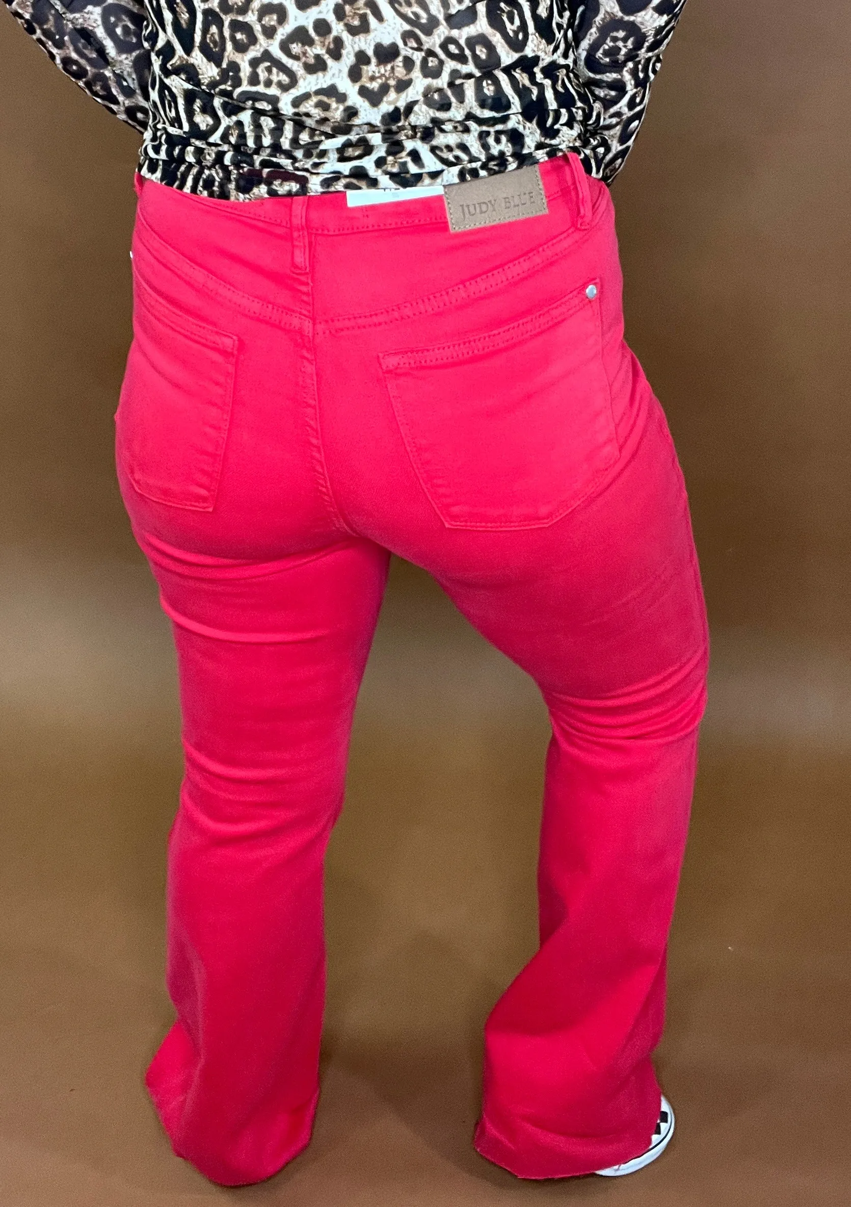 Lady in Red Flare Jeans