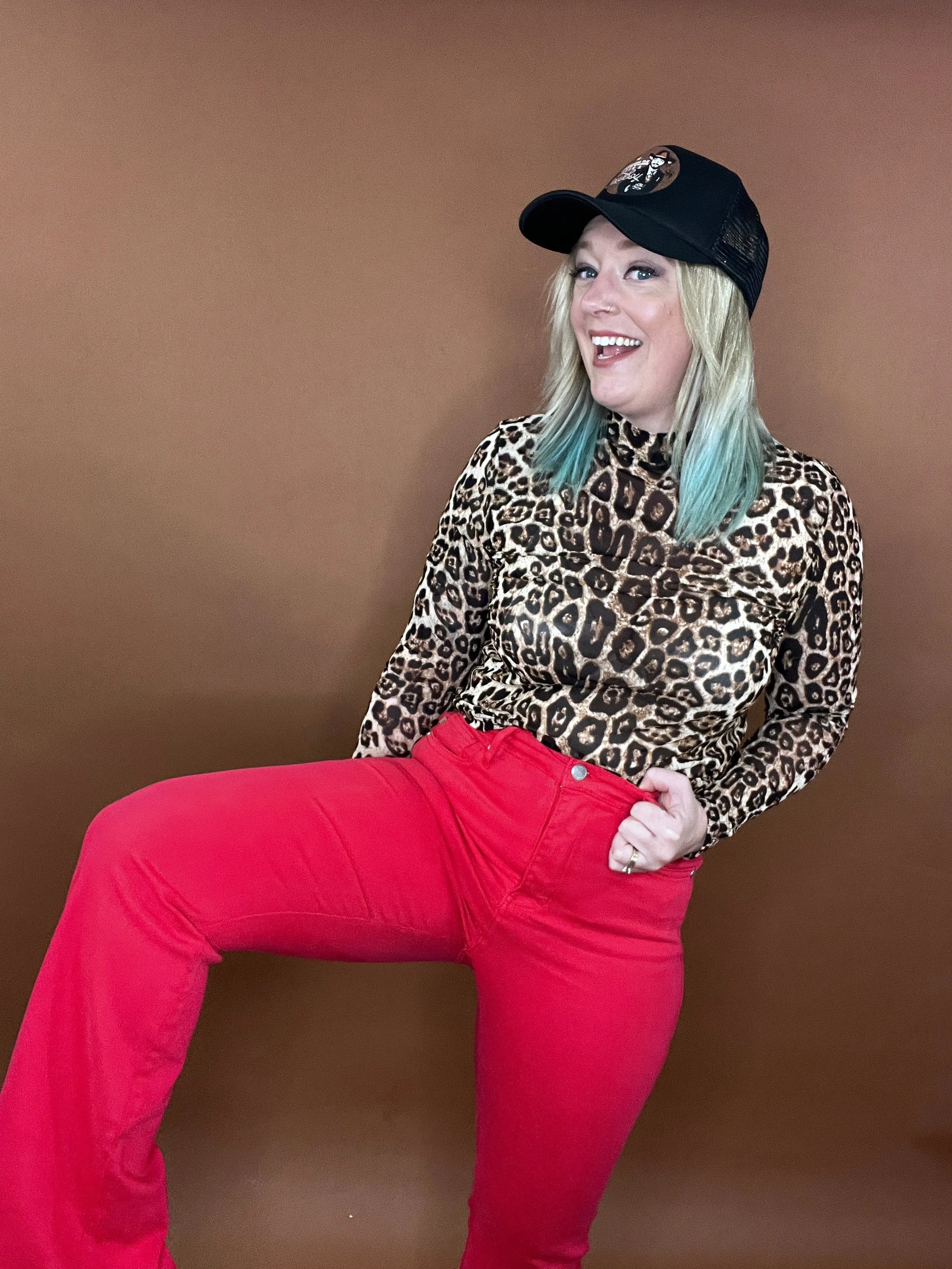 Lady in Red Flare Jeans