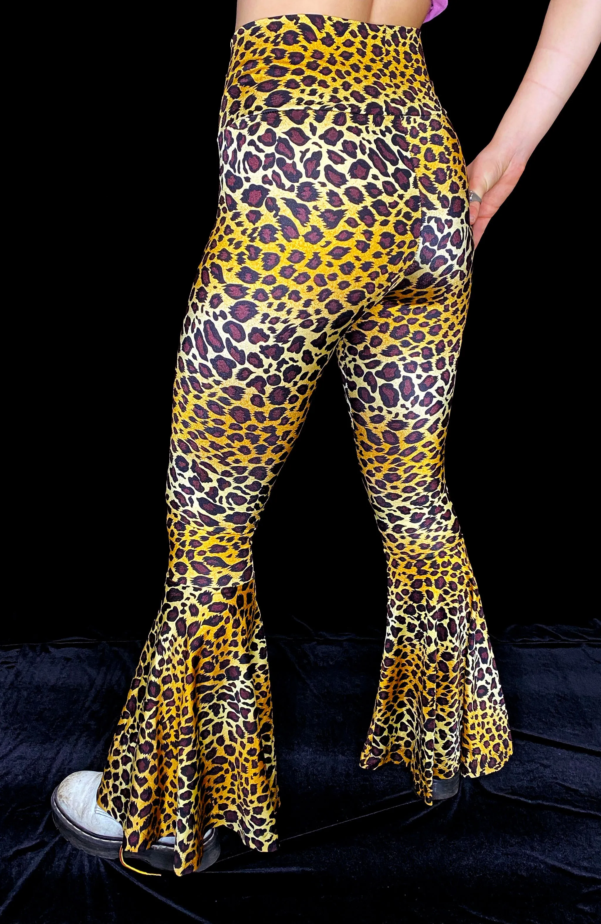 Leopard Bell Bottoms