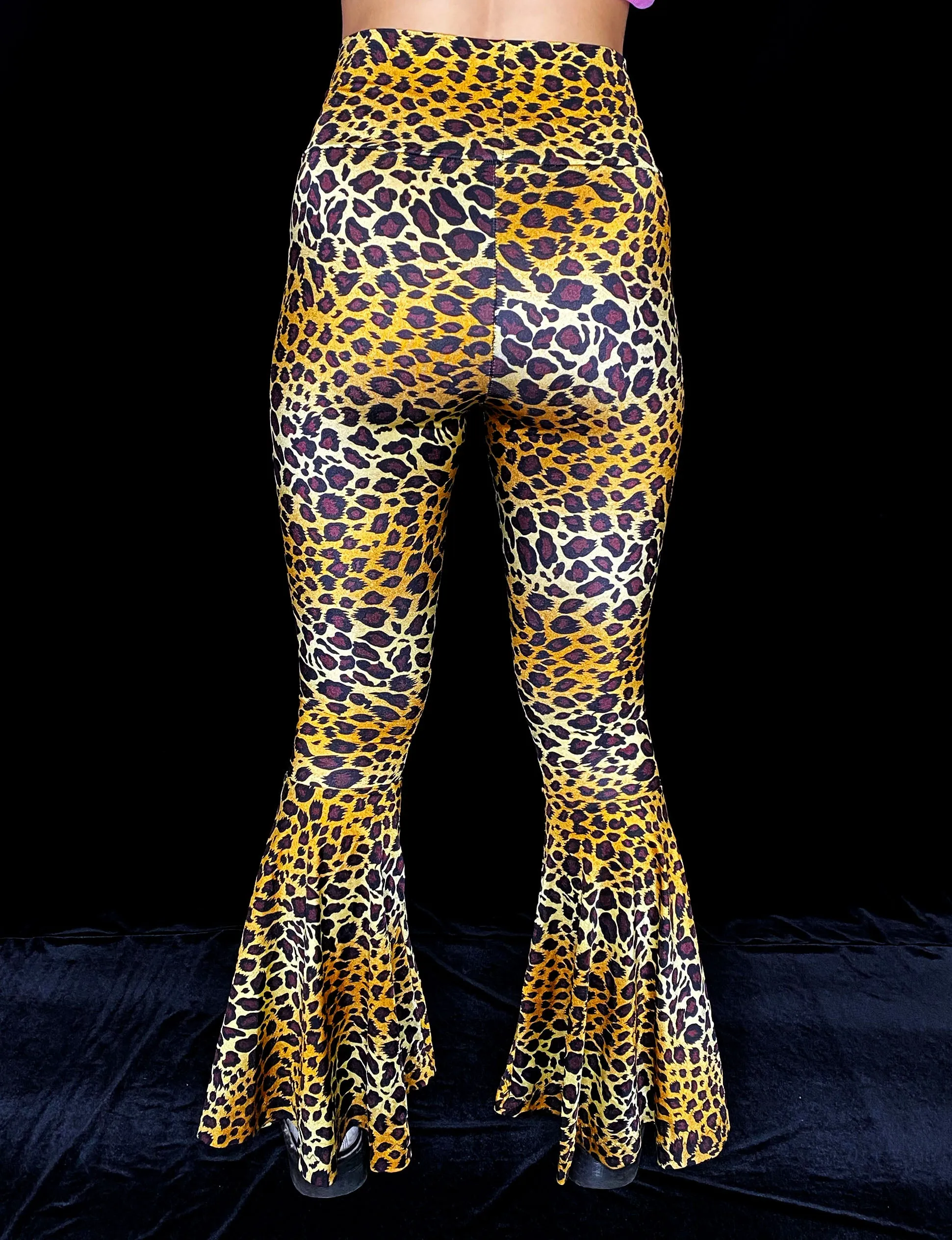 Leopard Bell Bottoms
