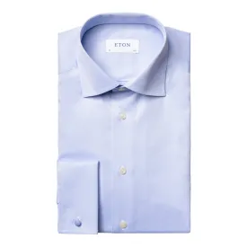 Light Blue French Cuff Contemporary Fit Shirt