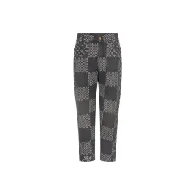 Louis V x Nigo Giant Damier Waves MNGM Denim Pants