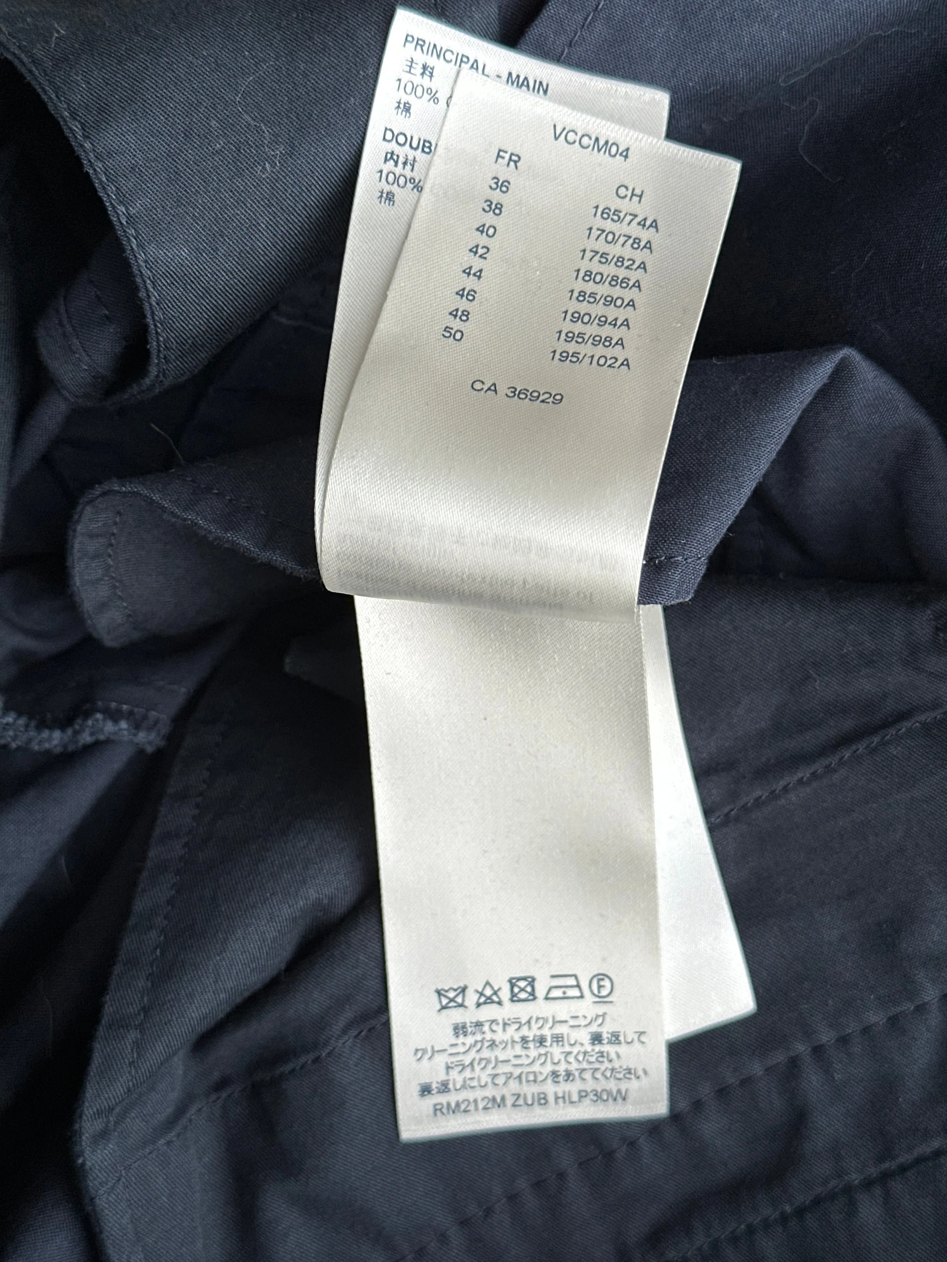 Louis Vuitton Navy Pin Cargo Pants