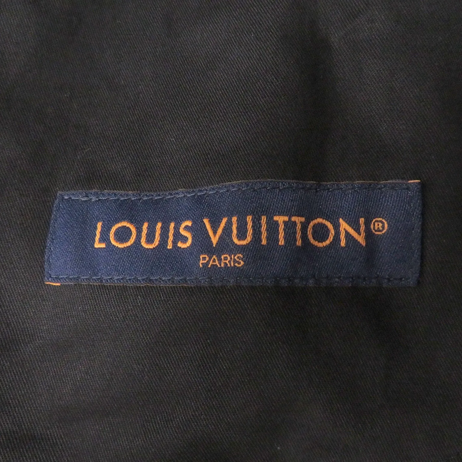 LOUIS VUITTON Pants 1AAVE4 polyester black 48