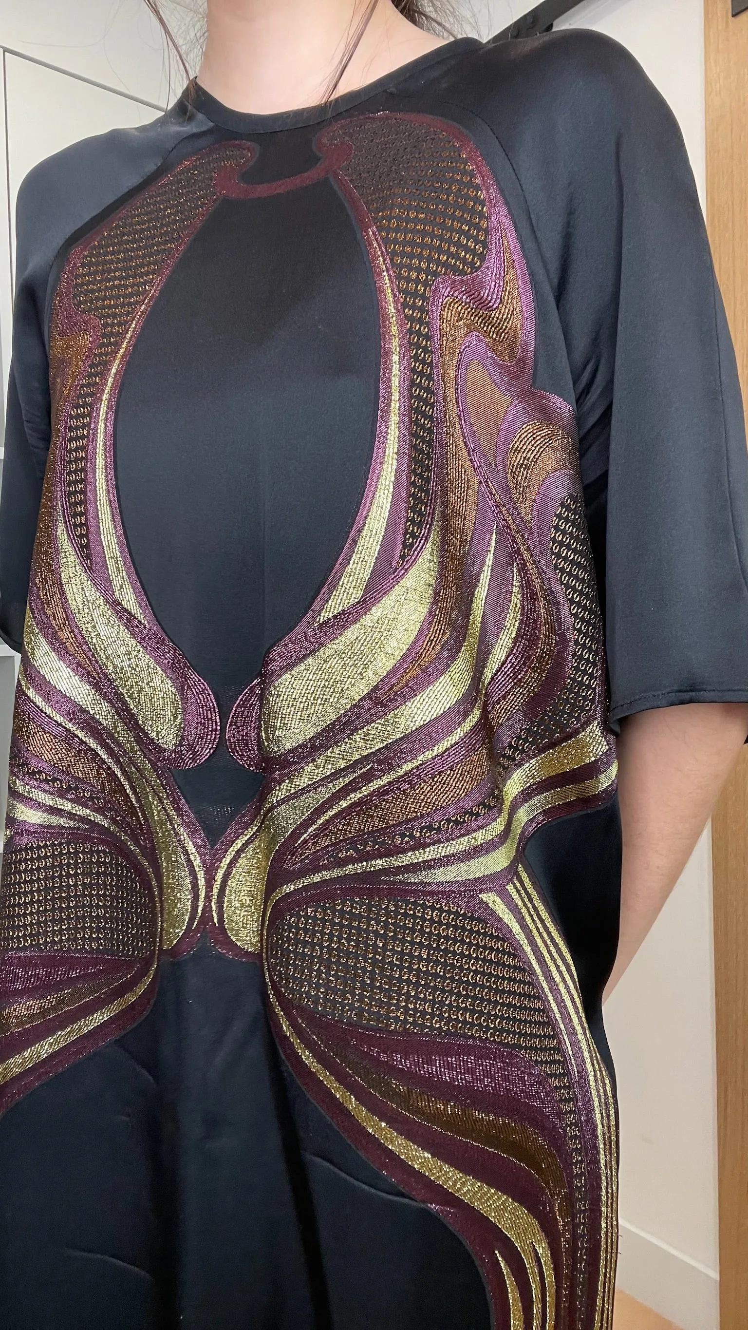 Metallic Shift Dress - M
