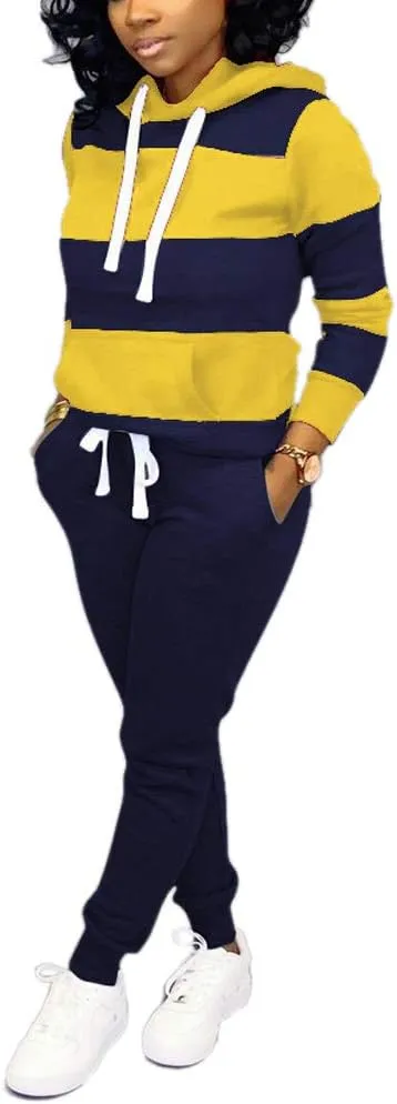 Nimsruc Two Piece Outfits For Women Jogging Suits Casual