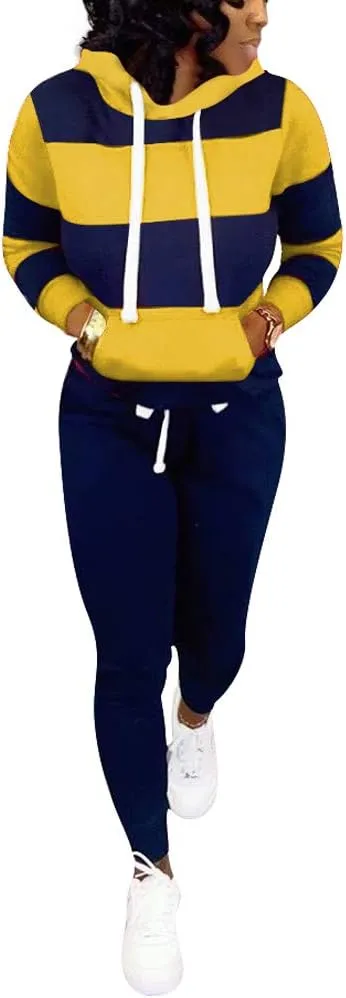 Nimsruc Two Piece Outfits For Women Jogging Suits Casual
