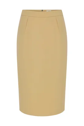 Pencil Skirt Beige