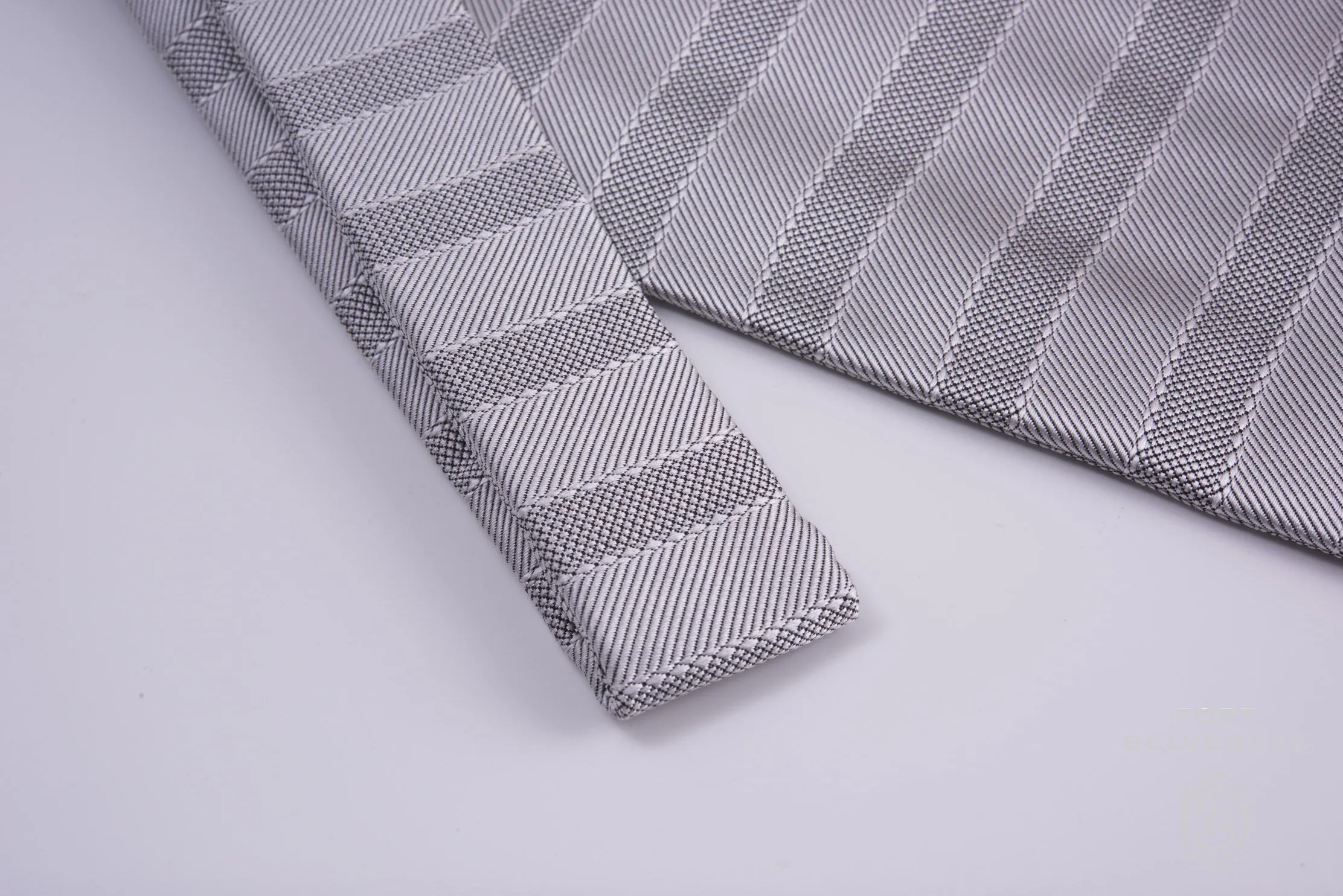 Silver Striped Formal Wedding Ascot