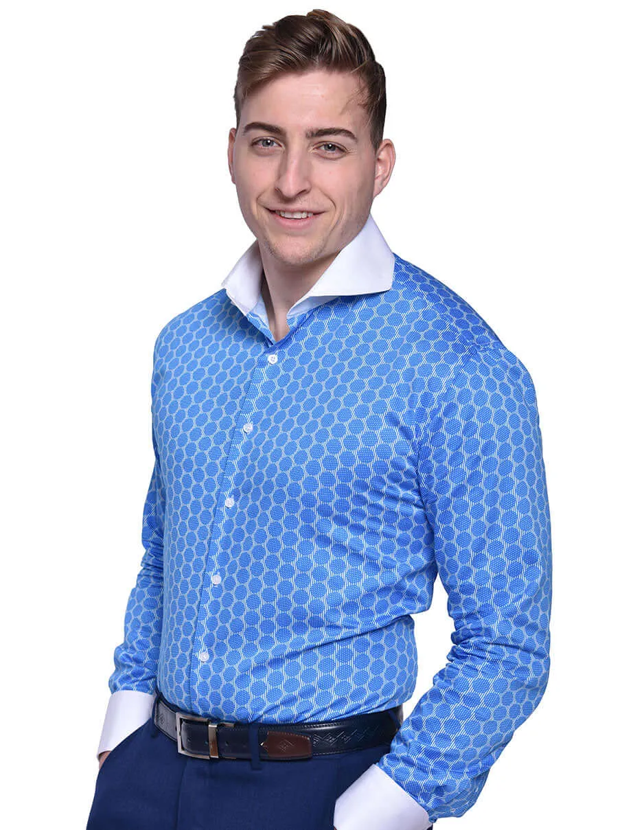 Steven Land | Cross-Hatched Dress Shirt