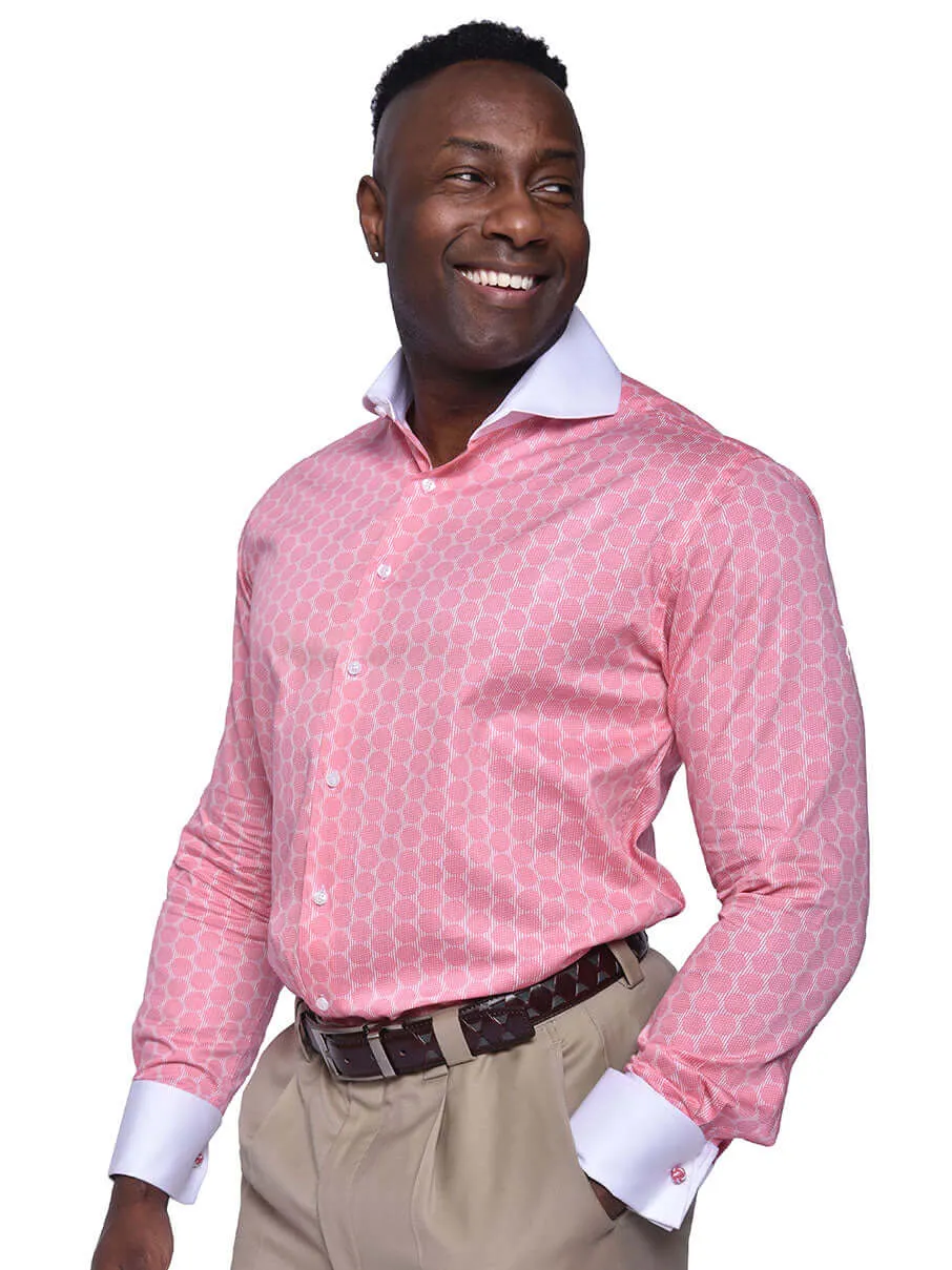 Steven Land | Cross-Hatched Dress Shirt