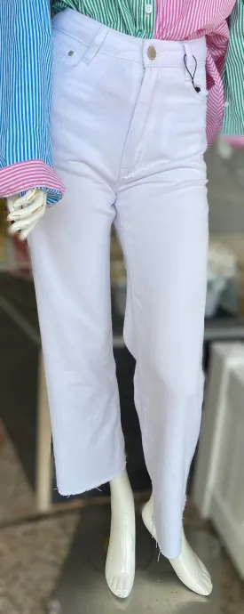 White Wide Leg Jeans