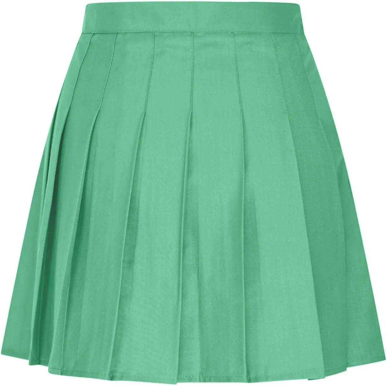 Women Pleated Mini Skirt with Built in Shorts Uniform School High Waist A-Line Tennis Skater Skirts Skort