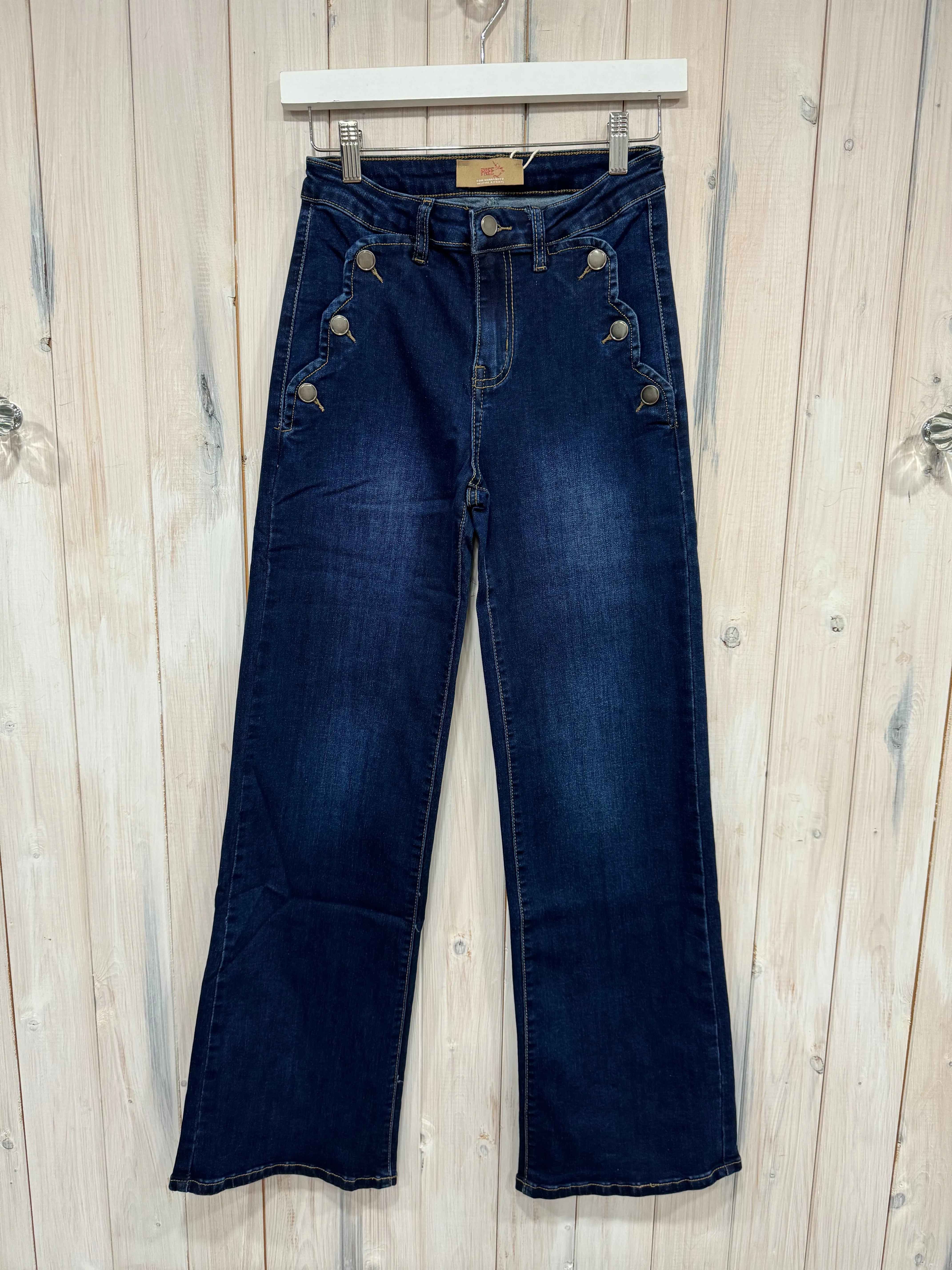 Wyley Scallop Pocket Jeans - New Free From Humanity