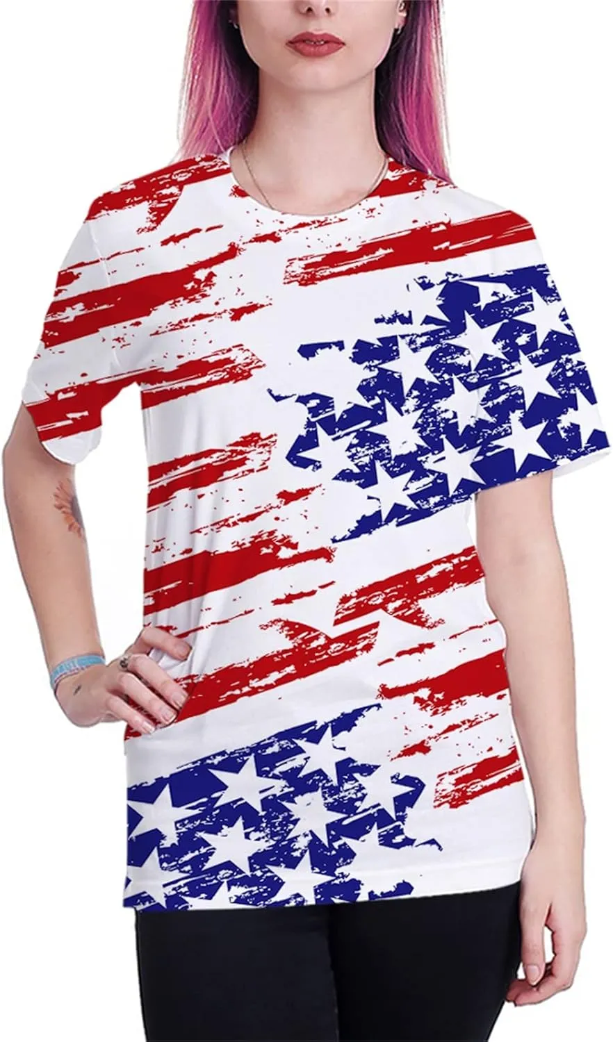 Yasswete Men and Women Shirts Unisex 3D Fashion Printed Shirts for Adults Short Sleeve Top T-Shirts